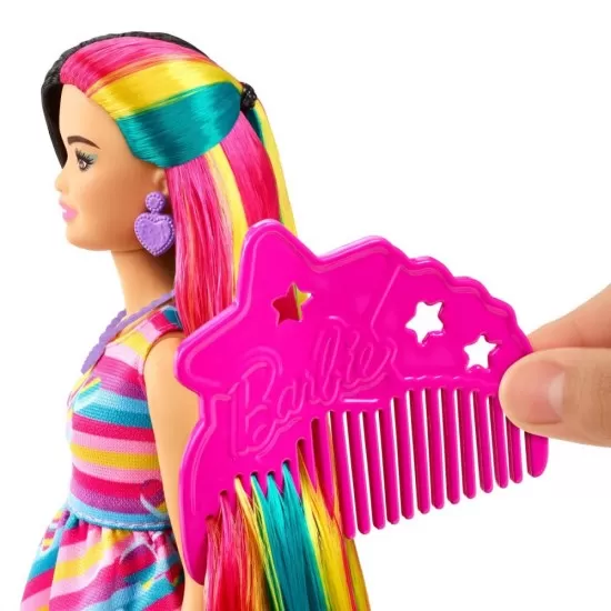 Papusa Barbie Totally Hair bruneta Papusa Barbie Totally Hair bruneta