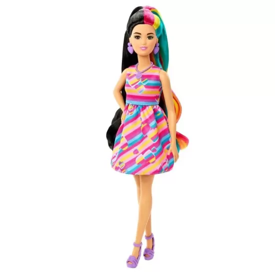 Papusa Barbie Totally Hair bruneta Papusa Barbie Totally Hair bruneta