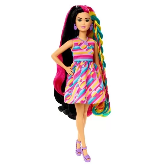 Papusa Barbie Totally Hair bruneta Papusa Barbie Totally Hair bruneta