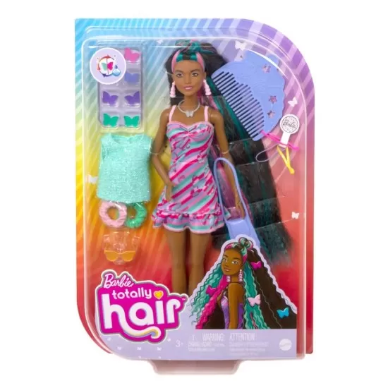 Papusa Barbie Totally Hair curcubeu Papusa Barbie Totally Hair curcubeu