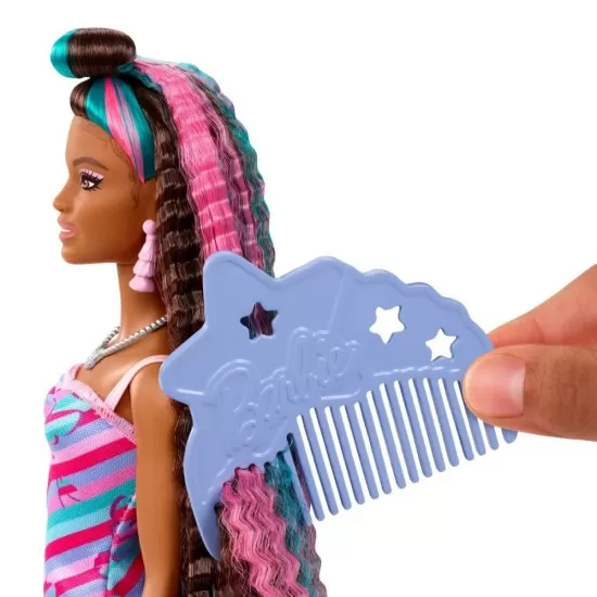 Papusa Barbie Totally Hair curcubeu Papusa Barbie Totally Hair curcubeu