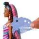 Papusa Barbie Totally Hair curcubeu Papusa Barbie Totally Hair curcubeu