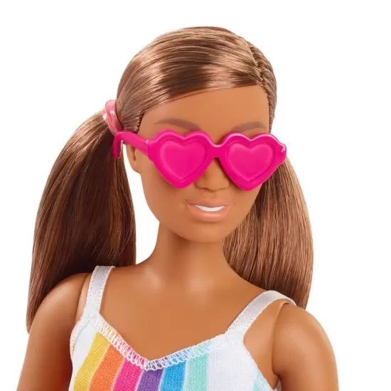 Papusa Barbie Travel satena - Aniversare 50 de ani Malibu Papusa Barbie Travel satena - Aniversare 50 de ani Malibu