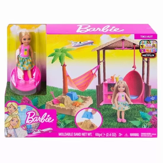 Set papusa Barbie Chelsea in vacanta Set papusa Barbie Chelsea in vacanta