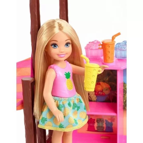 Set papusa Barbie Chelsea in vacanta Set papusa Barbie Chelsea in vacanta