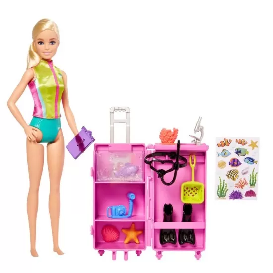 Papusa Barbie You Can Be Anything - Biologist marin Papusa Barbie You Can Be Anything - Biologist marin