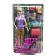 Set papusa Barbie cu doua animalute din jungla