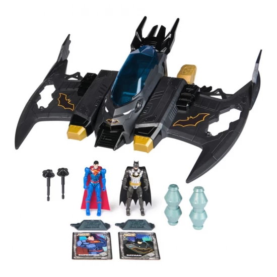 Set de joaca Batman DC Metal Force Batwing transformabil in robot