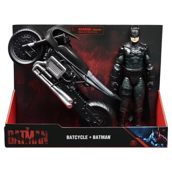 Motocicleta cu figurina Batman 30 cm Motocicleta cu figurina Batman 30 cm