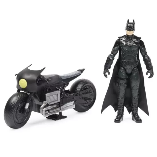 Motocicleta cu figurina Batman 30 cm Motocicleta cu figurina Batman 30 cm