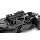 Masinuta de metal Justice League Batmobile cu figurina Batman Masinuta de metal Justice League Batmobile cu figurina Batman