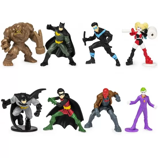 Set de 8 minifigurine eroi 5 cm Batman Set de 8 minifigurine eroi 5 cm Batman