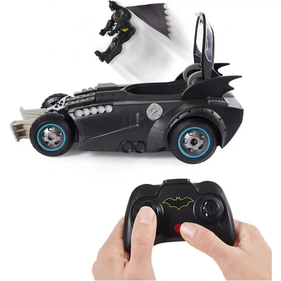 Batmobil cu radiocomanda si figurina Batmobil cu radiocomanda si figurina