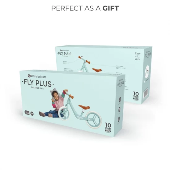 Bicicleta de echilibru Kinderkraft Fly Plus Baby Blue Bicicleta de echilibru Kinderkraft Fly Plus Baby Blue