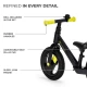 Bicicleta de echilibru Kinderkraft Goswift black Bicicleta de echilibru Kinderkraft Goswift black