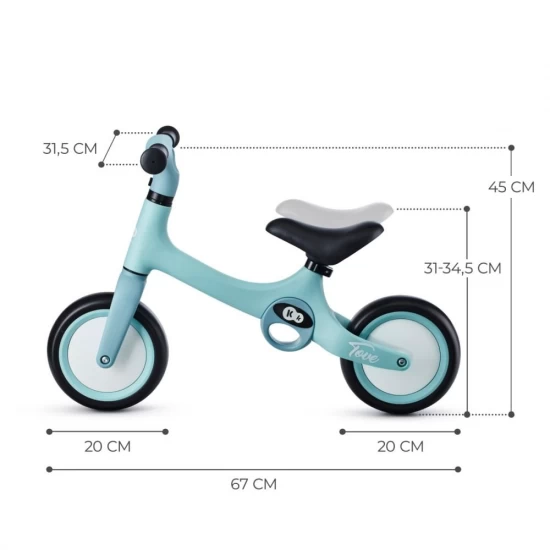 Bicicleta de echilibru Kinderkraft Tove summer mint Bicicleta de echilibru Kinderkraft Tove summer mint
