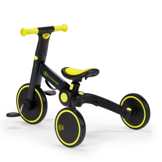 Bicicleta de echilibru / tricicleta Kinderkraft 4Trike Black Volt