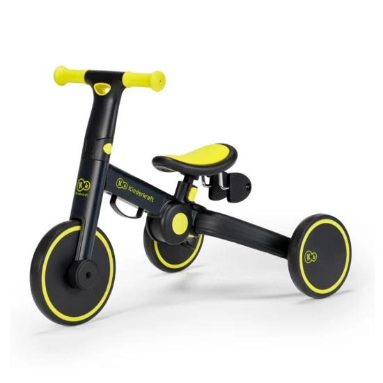 Bicicleta de echilibru / tricicleta Kinderkraft 4Trike Black Volt