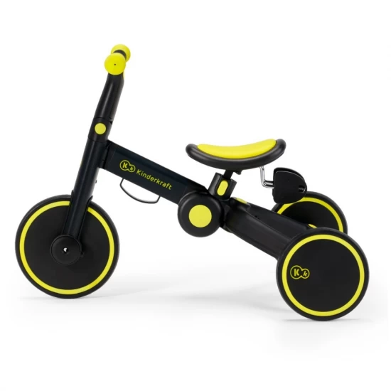 Bicicleta de echilibru / tricicleta Kinderkraft 4Trike Black Volt