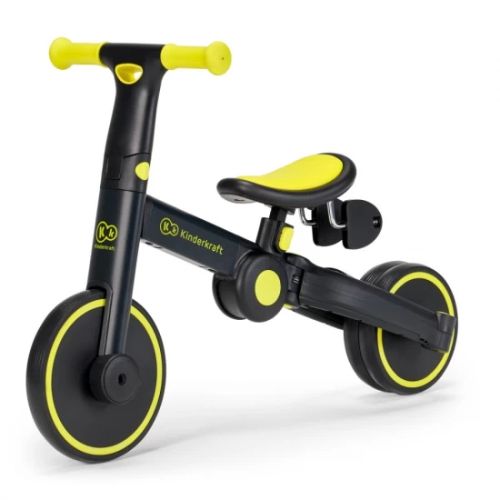 Bicicleta de echilibru / tricicleta Kinderkraft 4Trike Black Volt