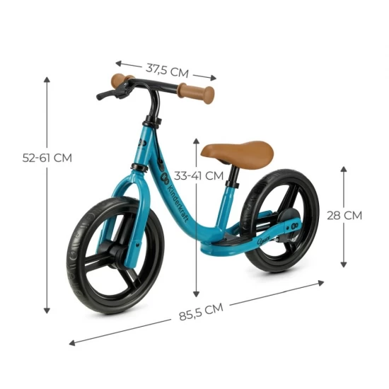 Bicicleta fara pedale Kinderkraft Space Dark Blue