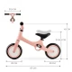 Bicicleta fara pedale Kinderkraft Tove roz Bicicleta fara pedale Kinderkraft Tove roz