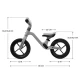 Bicicleta fara pedale Kinderkraft Xploit Moonsilver Bicicleta fara pedale Kinderkraft Xploit Moonsilver