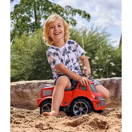 Masina de pompieri cu scaun Maxi Firetruck Big Masina de pompieri cu scaun Maxi Firetruck Big