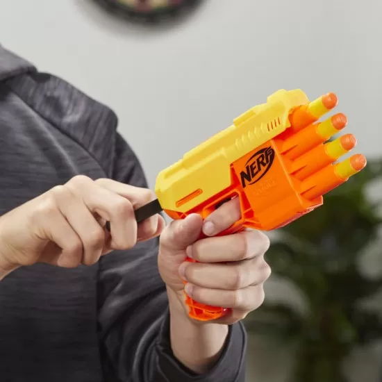 Set blastere Nerf Alpha Strike Fang QS4 cu 68 de munitii Set blastere Nerf Alpha Strike Fang QS4 cu 68 de munitii