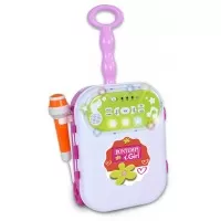Boxa portabila in forma de troler cu microfon Bontempi