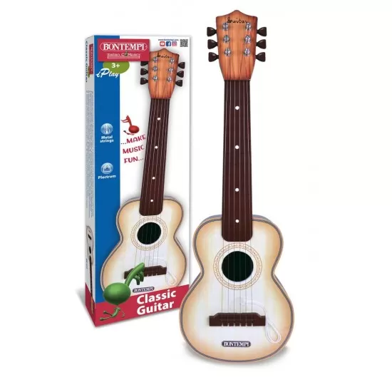 Chitara clasica din plastic cu 6 coarde Bontempi 55 cm Chitara clasica din plastic cu 6 coarde Bontempi 55 cm