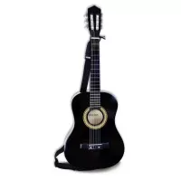 Chitara de lemn neagra Bontempi 