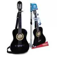 Chitara de lemn neagra Bontempi 