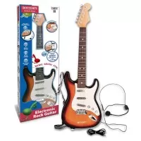 Chitara electronica Rock cu casti si microfon Bontempi