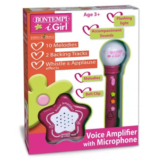 Microfon cu boxa pentru copii Bontempi Microfon cu boxa pentru copii Bontempi