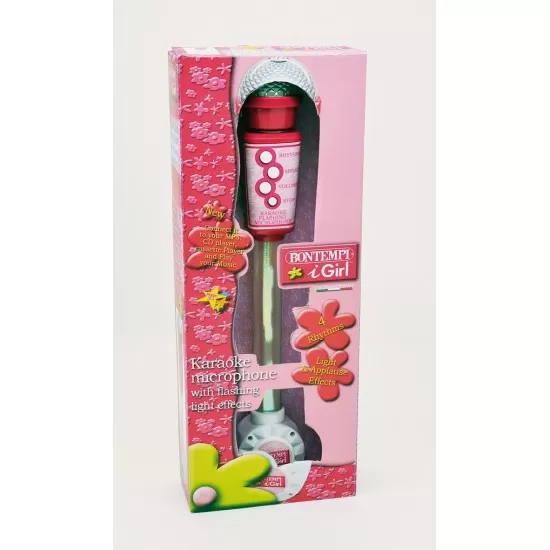 Microfon cu lumini Bontempi Girl Microfon cu lumini Bontempi Girl