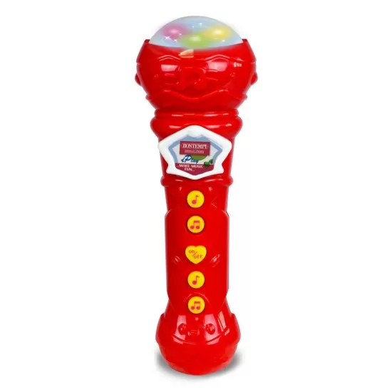 Microfon karaoke Bontempi cu efecte luminoase Microfon karaoke Bontempi cu efecte luminoase
