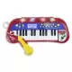 Orga electronica Bontempi rosie cu microfon si scaun Orga electronica Bontempi rosie cu microfon si scaun