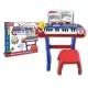 Orga electronica Bontempi rosie cu microfon si scaun Orga electronica Bontempi rosie cu microfon si scaun