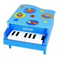 Pian din lemn cu 8 clape bleu Bontempi
