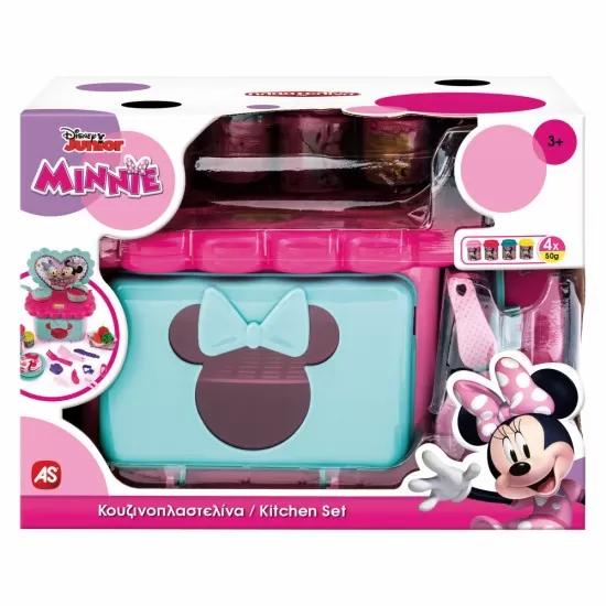Bucataria de plastilina Minnie cu accesorii Bucataria de plastilina Minnie cu accesorii