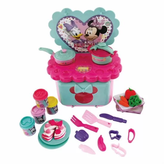 Bucataria de plastilina Minnie cu accesorii Bucataria de plastilina Minnie cu accesorii