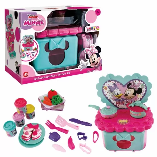 Bucataria de plastilina Minnie cu accesorii Bucataria de plastilina Minnie cu accesorii