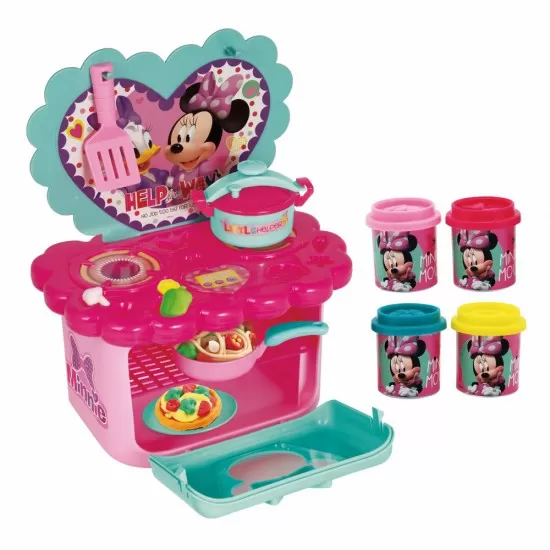 Bucataria de plastilina Minnie cu accesorii Bucataria de plastilina Minnie cu accesorii