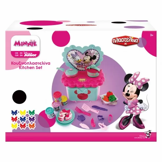 Bucataria de plastilina Minnie cu accesorii Bucataria de plastilina Minnie cu accesorii