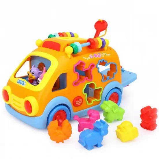 Camioneta cu forme, sunete si lumini Hola Toys Camioneta cu forme, sunete si lumini Hola Toys