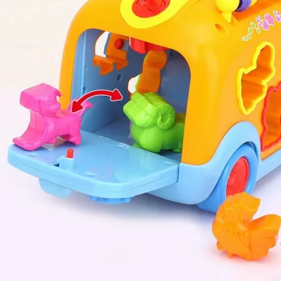 Camioneta cu forme, sunete si lumini Hola Toys Camioneta cu forme, sunete si lumini Hola Toys