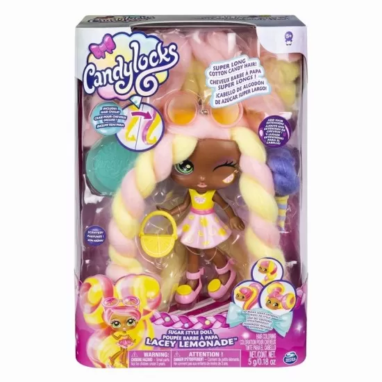 Papusa Limonada cu par super parfumat Candy Locks Papusa Limonada cu par super parfumat Candy Locks