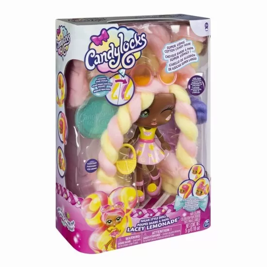 Papusa Limonada cu par super parfumat Candy Locks Papusa Limonada cu par super parfumat Candy Locks