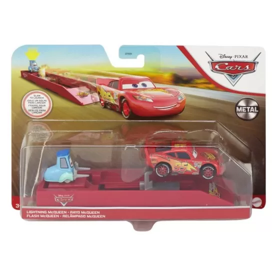 Lansator masina Cars Fulger McQueen Lansator masina Cars Fulger McQueen